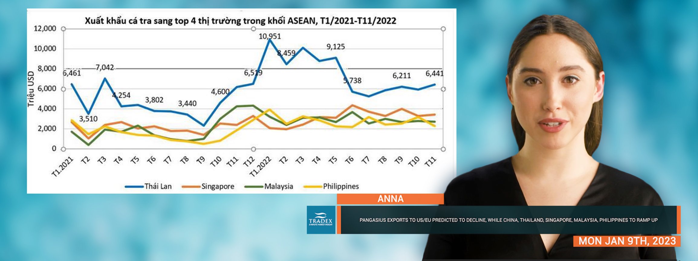 Top 4 ASEAN markets importing the most Vietnamese fish